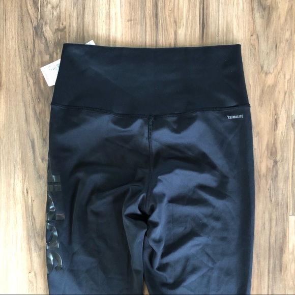 BNWT Adidas Leggings w/logo and mesh details - Picture 6 of 7